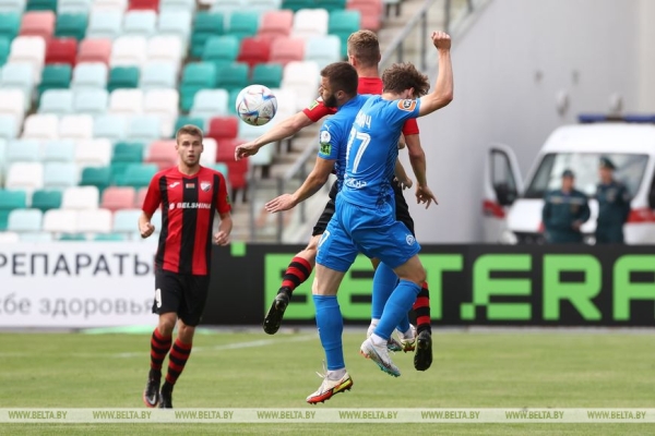 ФОТОФАКТ: Минское "Динамо" победило "Белшину" в матче 14-го тура чемпионата Беларуси