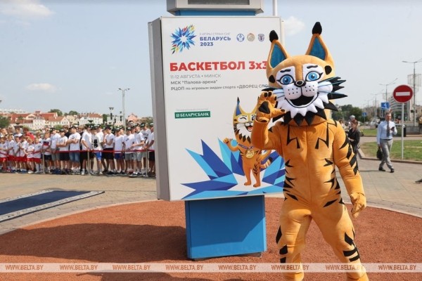 II Игры стран СНГ стартуют через 30 дней. Кнопку отсчета времени нажали у столичного Дворца спорта