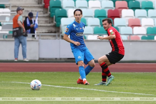 ФОТОФАКТ: Минское "Динамо" победило "Белшину" в матче 14-го тура чемпионата Беларуси